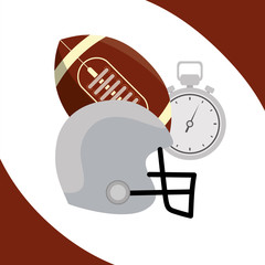 American football icon design