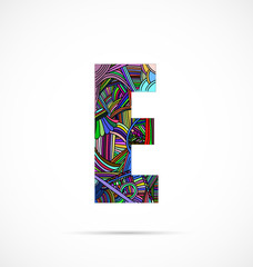 Letter "E"