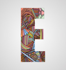 Letter "E"