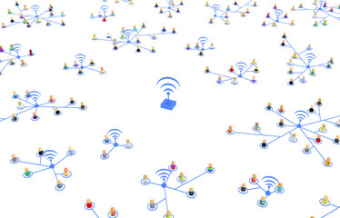 Cartoon Crowd, Wireless Link Groups