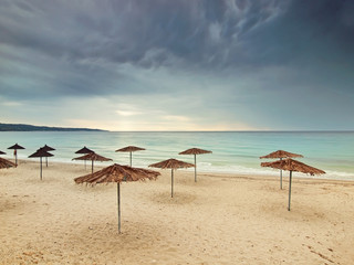 Obraz na płótnie Canvas coastline in peninsula Kassandra,Greece