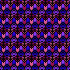 Seamless aztec pattern