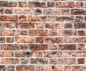 Brick wall. Red texture. Can be used as background