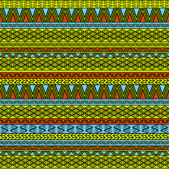 Materiał do szycia Seamless geometrical ethnic pattern