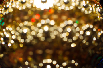 gold bokeh background