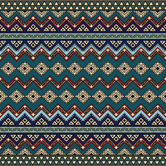 Materiał do szycia Seamless Aztec pattern