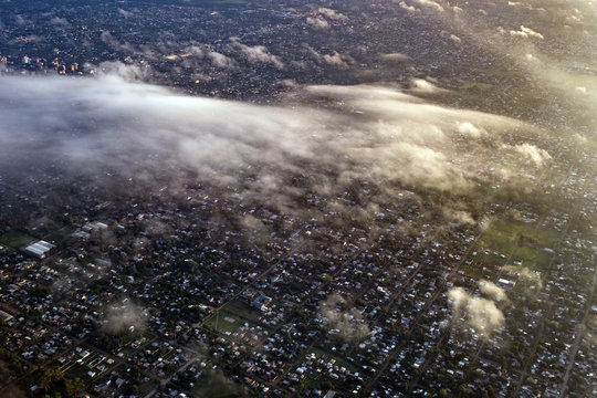 Buenos Aires Aerial View Cityscape