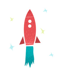 Razzo in orbita © Hurca!