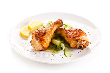 Grilled chicken legs