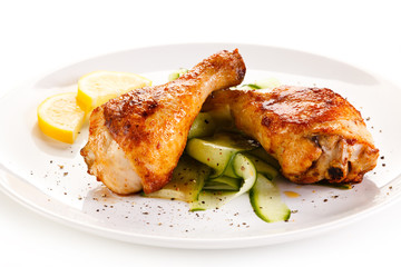 Grilled chicken legs