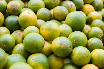 Orange fruit fresh in the market of Thailand.