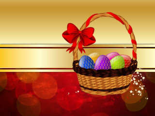 Easter Card with Basket