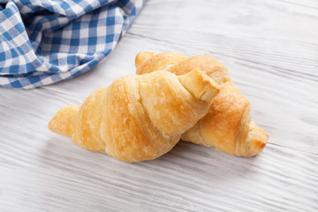 Fresh croissants