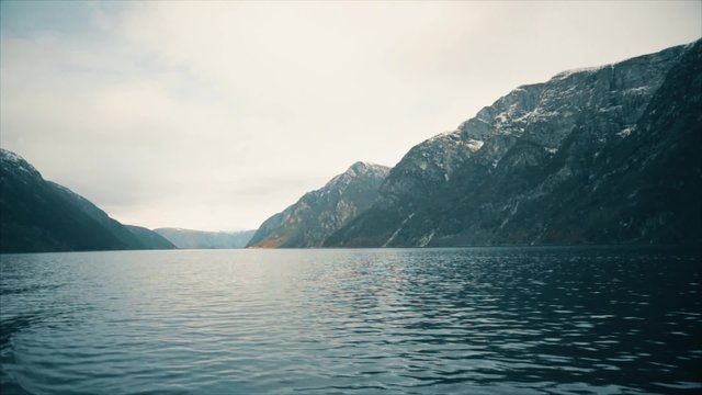 Movement through the Norwegian fjords and mountains