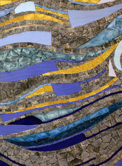 Mosaic, Chapel in monastery of the Sisters of Charity of St. Vincent de Paul in Rijeka, Croatia 