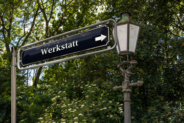 Schild 53 - Werkstatt