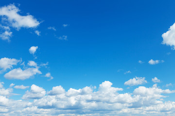 Naklejka na ściany i meble Blue sky and clouds abstract background