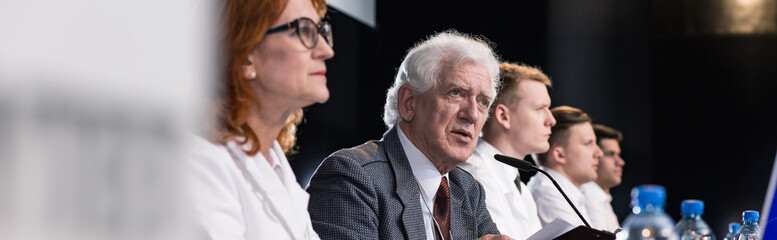 Focused on the main topic