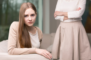 Obraz premium Tough teenager's life