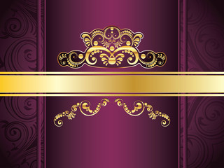 Purple Decorative Background