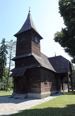 Fototapeta na wymiar Church of the Saint Barbara in Velika Mlaka, Croatia 