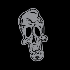 cartoon skull 