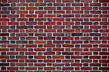 the old red brick wall