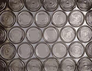 Circle translucent glass vector texture