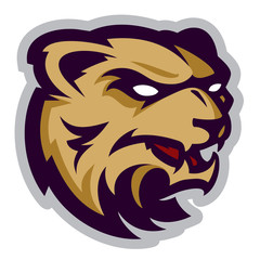 Wolverine sport mascot