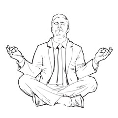 Concept of relax and work balance.