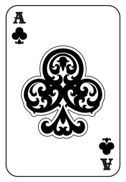 Naklejki Ace of Clubs