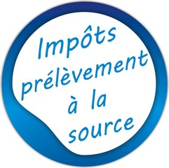 bouton impôts prélèvement à la source