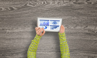 Using financial application