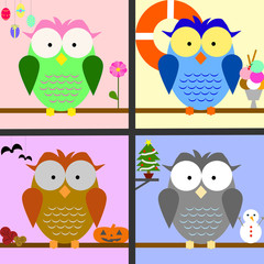One owl for four season!