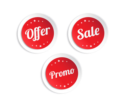 Offer, Sale & Promo Stickers
