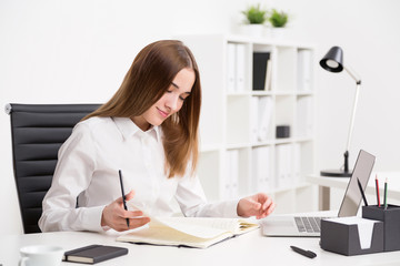 Businesswoman at work