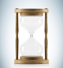 Wooden hour glass