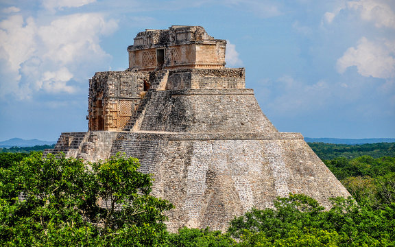 Pyramid of the Magician - Uxmal, Yucatan, Mexico
