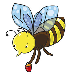 Bee. Vector illustration