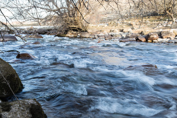 mountain river in Kazakhstan in nature