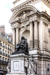 Fontaine Moliere (1844) in Paris, France.