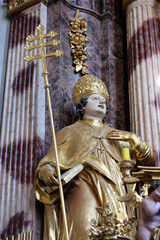 Saint Albert the Great on the main altar of Holy Cross, Church of the Immaculate Conception of the...