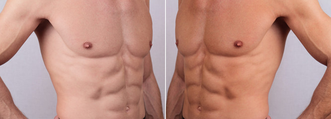 Self tanning before and after results