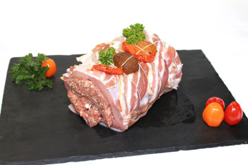 rôti de porc aux cèpes