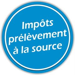 bouton impôts prélèvement à la source