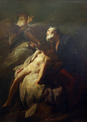 Federico Bankovic: Abraham's sacrifice of Isaac, Old Masters Collection, Croatian Academy of Sciences in Zagreb, Croatia