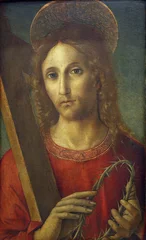 Christus mit Kreuz und Dornenkrone © zatletic