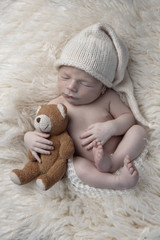 baby with teddy