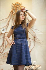 Fototapeta premium Fashion portrait of a professional model