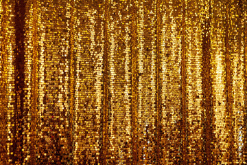 Abstract golden glitter background